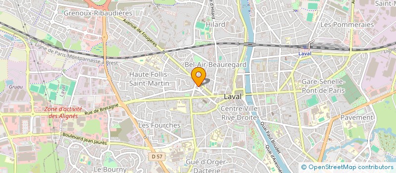 localisation de l'entreprise PROTECTION AMELIORAT CONSERVAT TRASNFORM à LAVAL
