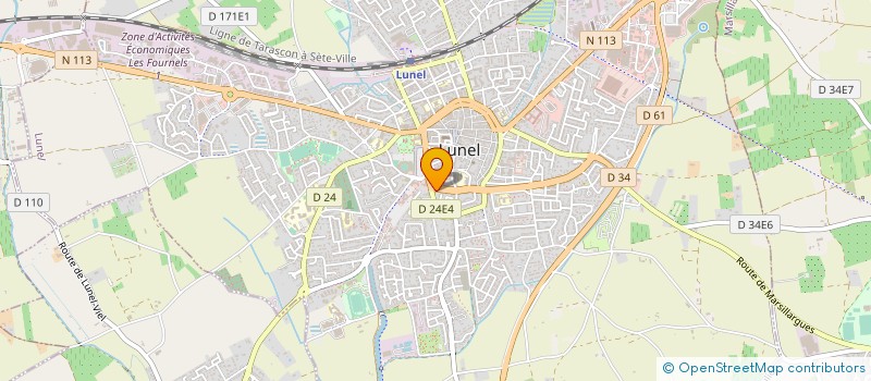 localisation de l'entreprise PROTECTION ANIMALE DE LUNEL à LUNEL