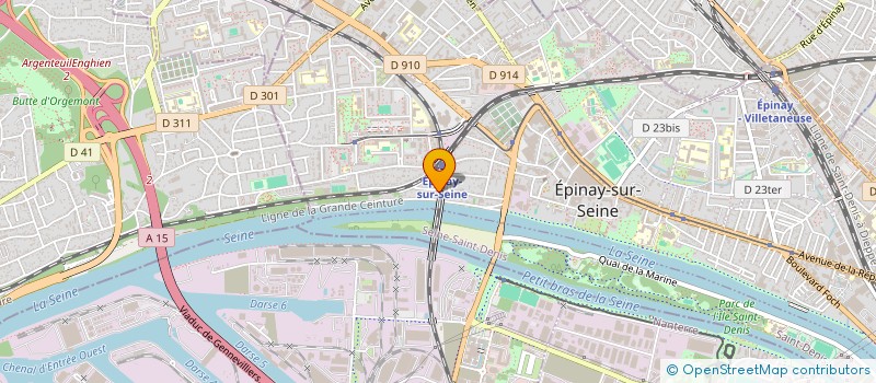 localisation de l'entreprise PROTECTION BERGES DE SEINE à EPINAY-SUR-SEINE