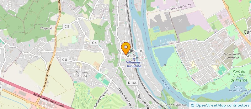 localisation de l'entreprise PROTECTION CIVILE DES YVELINES à VILLENNES-SUR-SEINE