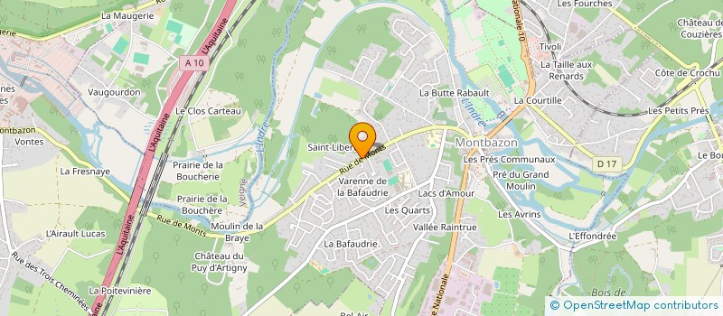 localisation de l'entreprise PROTECTION CONCEPTION RAYONNAGE EQUIPEMENT  MONTBAZON