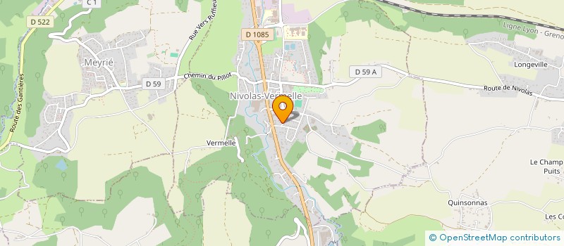 localisation de l'entreprise PROTECTION DE L EGLISE DE VERMELLE  NIVOLAS-VERMELLE