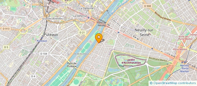 localisation de l'entreprise PROTECTION DE LA COTE FLEURIE à NEUILLY-SUR-SEINE