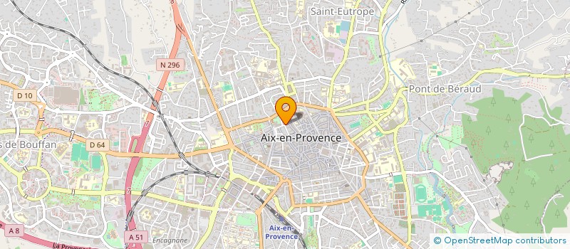 localisation de l'entreprise PROTECTION DE LA JEUNE FILLE  AIX-EN-PROVENCE