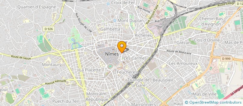 localisation de l'entreprise PROTECTION DE LA NATURE DU LANGUEDON ROUSSILLON COMITE DU GARD  NIMES