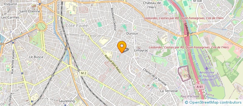 localisation de l'entreprise PROTECTION DU QUARTIER COTE-PAVEE à TOULOUSE
