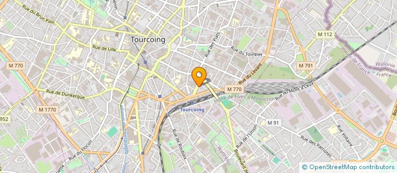 localisation de l'entreprise PROTECTION ELECTRONIQUE DU NORD à TOURCOING