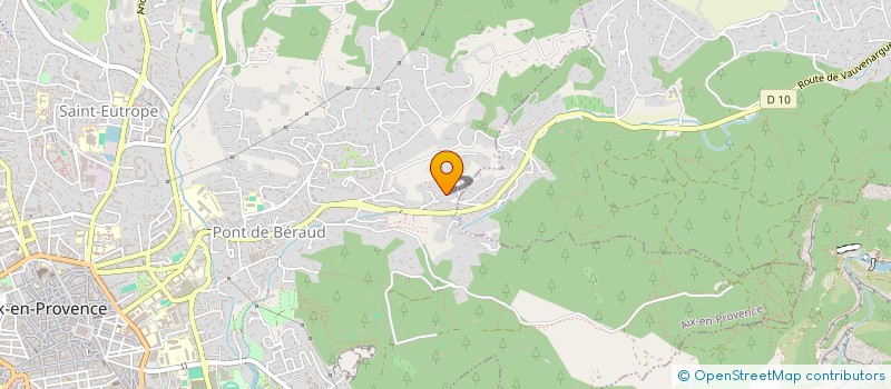 localisation de l'entreprise PROTECTION & ENVIRONNEMENT à AIX EN PROVENCE