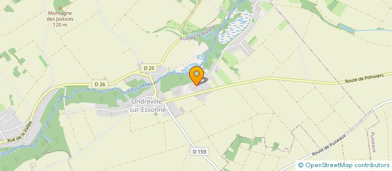 localisation de l'entreprise PROTECTION ET ENVIRONNEMENT ANIMAL à ONDREVILLE-SUR-ESSONNE