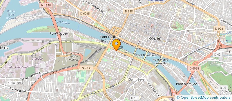 localisation de l'entreprise PROTECTION ET SECURITE à ROUEN