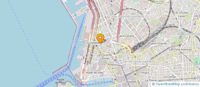 localisation de l'entreprise PROTECTION ET SECURITE à MARSEILLE 2EME