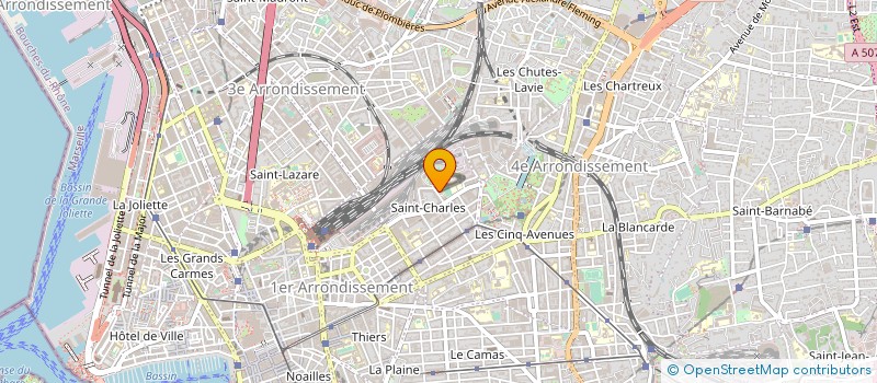localisation de l'entreprise PROTECTION EUROPE SECURITE à MARSEILLE