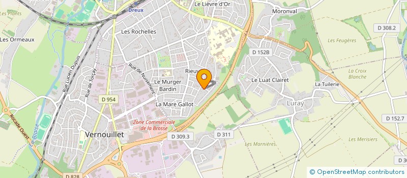 localisation de l'entreprise PROTECTION GARDIENNAGE SECURITE PRIVEE à DREUX