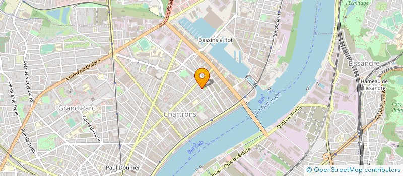 localisation de l'entreprise PROTECTION GIRONDINE DE L'HABITAT à BORDEAUX