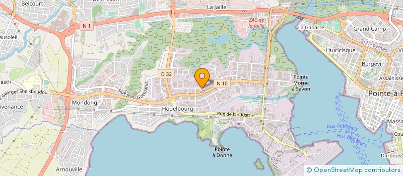 localisation de l'entreprise PROTECTION GUADELOUPE à BAIE-MAHAULT