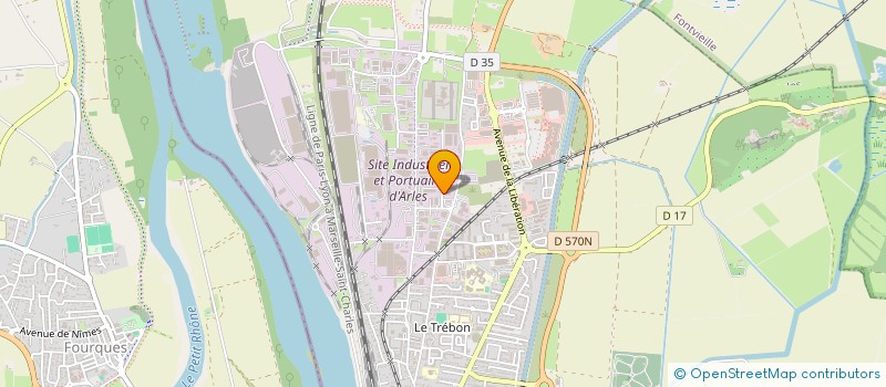 localisation de l'entreprise PROTECTION INCENDIE BATIMENT à ARLES