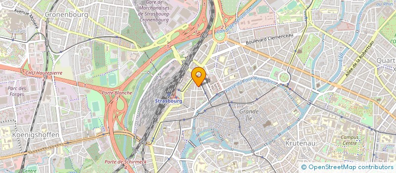 localisation de l'entreprise PROTECTION MUTUELLE ET FAMILIALE à STRASBOURG