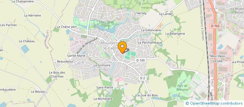 localisation de l'entreprise PROTECTION PHYTOSANITAIRE DU VEGETAL  ROCHE SUR YON (LA)
