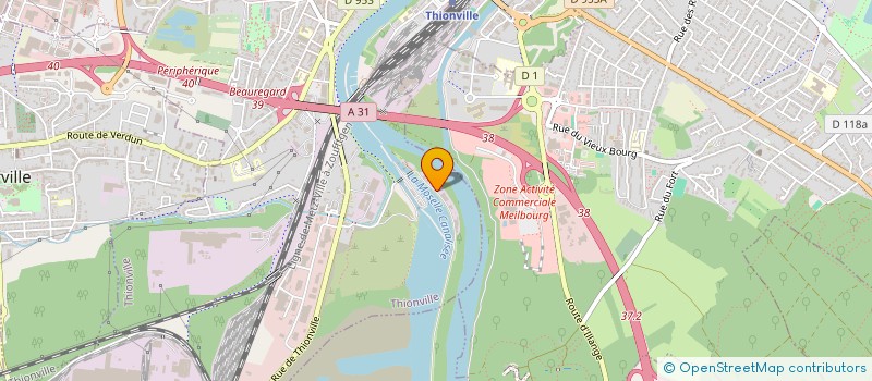 localisation de l'entreprise PROTECTION RAPPROCHEE INTERNATIONALE  THIONVILLE