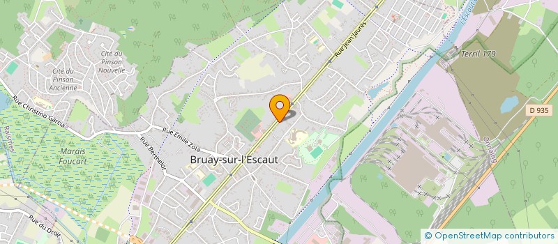 localisation de l'entreprise PROTECTION SANTE NATURE à BRUAY-SUR-L'ESCAUT