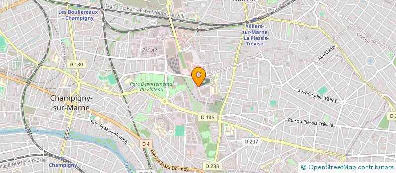 localisation de l'entreprise PROTECTION SECURITE GARDIENNAGE PRIVEE à CHAMPIGNY-SUR-MARNE