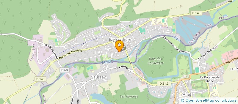 localisation de l'entreprise PROTECTION SECURITE INTERNATIONAL  EZY-SUR-EURE