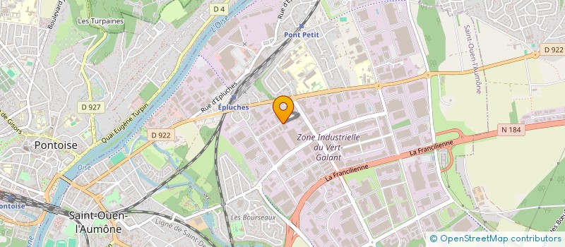 localisation de l'entreprise PROTECTION SECURITE INTERVENTION  SAINT-OUEN-L'AUMONE