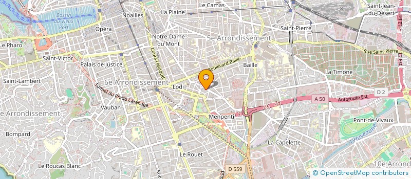 localisation de l'entreprise PROTECTION SECURITE INTERVENTION à MARSEILLE