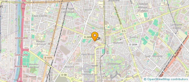 localisation de l'entreprise PROTECTION SECURITE SERVICES à GRENOBLE