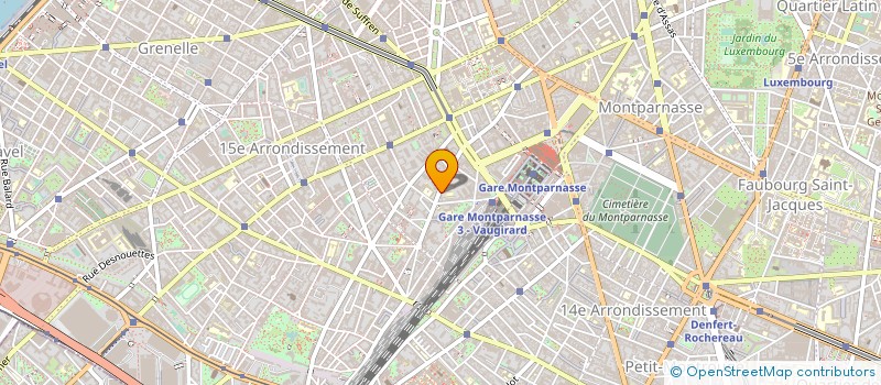 localisation de l'entreprise PROTECTION SOCIALE DE VAUGIRARD à PARIS