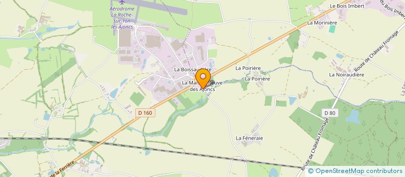 localisation de l'entreprise PROTECTION SOLAIRE VENDEENNE à LA ROCHE-SUR-YON