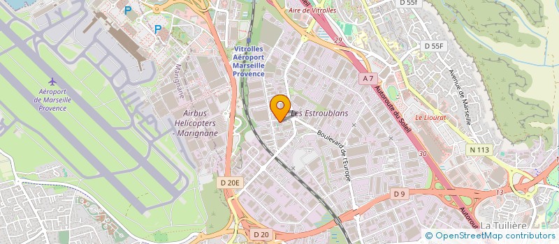 localisation de l'entreprise PROTECTION SUD à VITROLLES