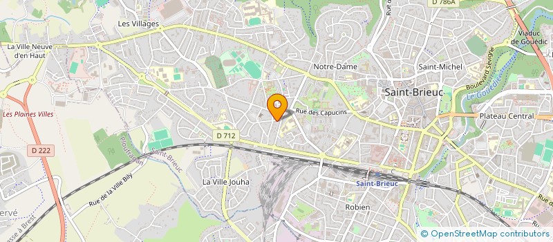 localisation de l'entreprise PROTECTION TECHNIQUE DU BATIMENT à SAINT-BRIEUC