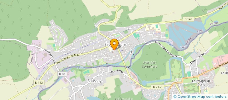 localisation de l'entreprise PROTECTIRIS à EZY-SUR-EURE