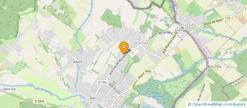 localisation de l'entreprise PROTECTOIT74  DIVONNE-LES-BAINS