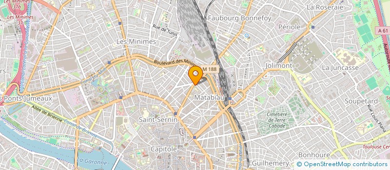 localisation de l'entreprise PROTEE à TOULOUSE