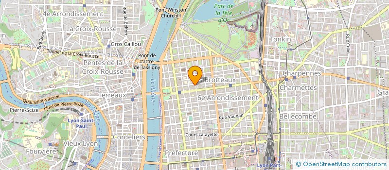 localisation de l'entreprise PROTEE à LYON