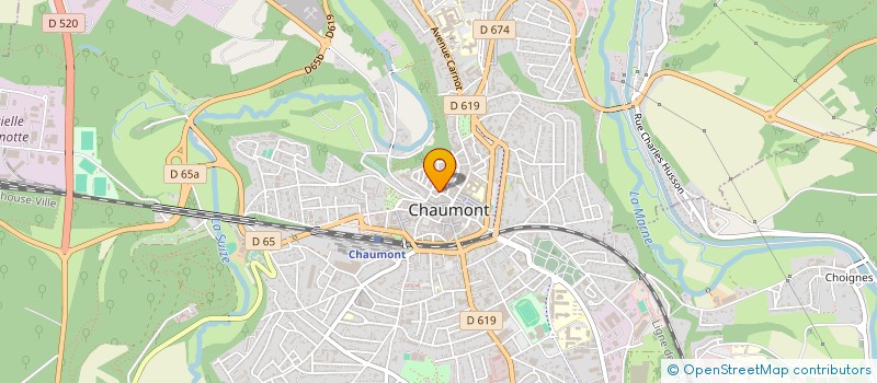 localisation de l'entreprise PROTEGAT à CHAUMONT