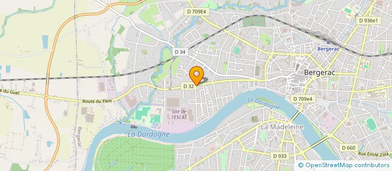 localisation de l'entreprise PROTEGE & MOI  BERGERAC