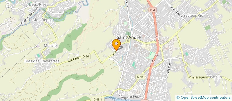 localisation de l'entreprise PROTEGE-TOIT OI à SAINT-ANDRE