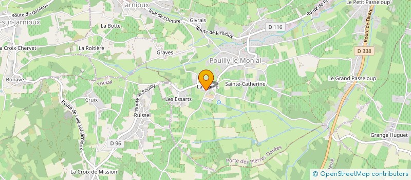 localisation de l'entreprise PROTEGE TON POTE à PORTE-DES-PIERRES-DOREES