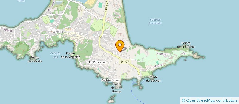 localisation de l'entreprise PROTEGEONS LE SITE ET LE PANORAMA DE LA BADINE à HYERES