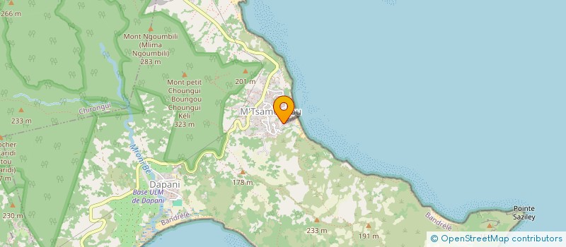 localisation de l'entreprise PROTEGEONS LES PLAGES ET SES BANDES LITTORALES DE BAMBO-EST COMMUNE DE BANDRELE à BANDRELE