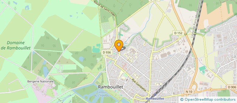 localisation de l'entreprise PROTEGEONS NOS ANIMAUX à RAMBOUILLET