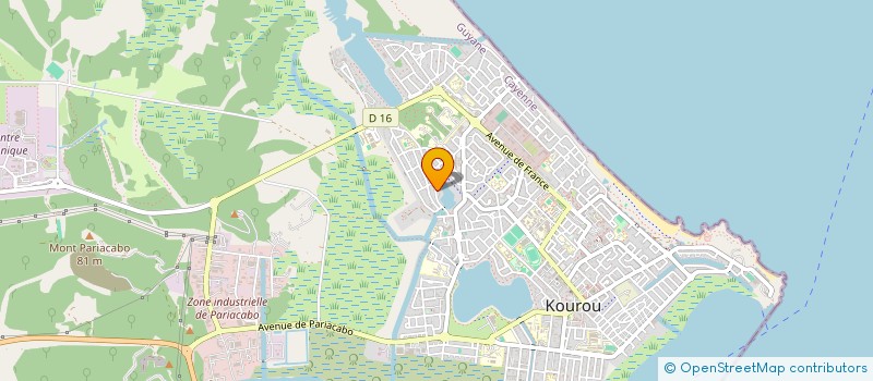 localisation de l'entreprise PROTEGUYANE à KOUROU