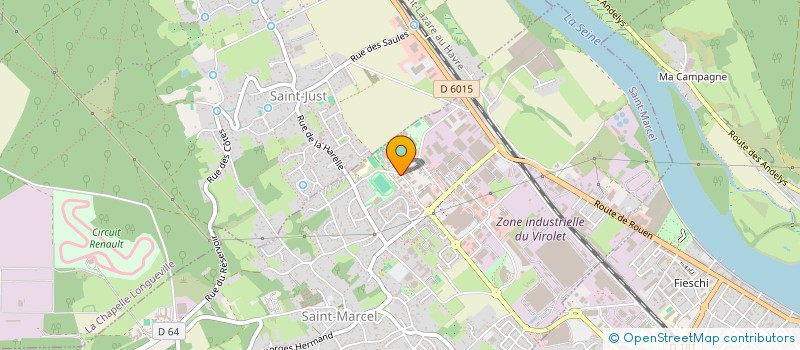 localisation de l'entreprise PROTEIGENE à SAINT-MARCEL