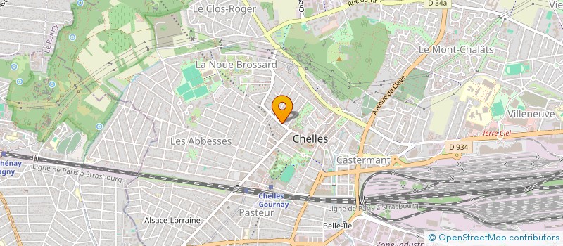 localisation de l'entreprise PROTEINE CENTER à CHELLES