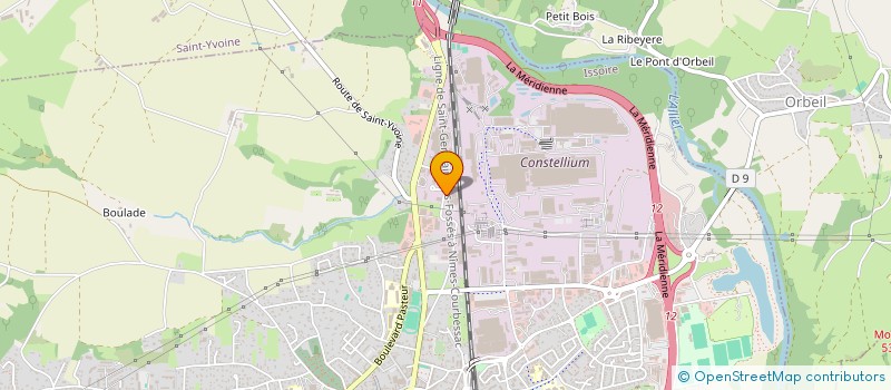 localisation de l'entreprise PROTEINT'CARS  ISSOIRE