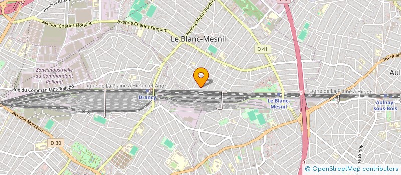 localisation de l'entreprise PROTEINTE à LE BLANC-MESNIL