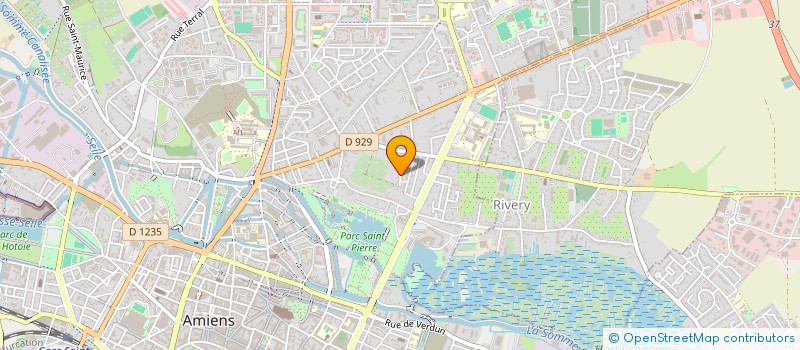localisation de l'entreprise PROTEK  AMIENS